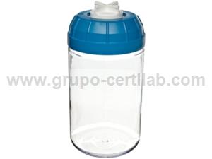 GARRAFA POLIPROPILENO 1000 ml  (6 GARRAFAS)